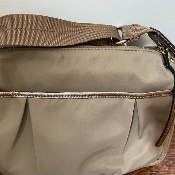 MZ Wallace Bags Mz Wallace Mini Paige Ginger Beige W Gold Trim